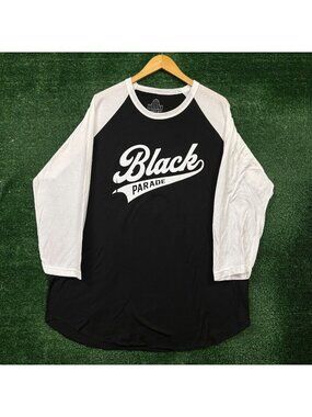 My Chemical Romance Long Live The Black Parade Tour Baseball Tee Size 2XL